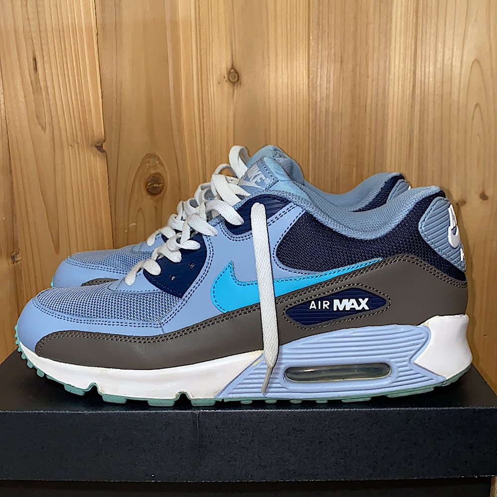 2012 Nike air max 90 blue grey tide pool - Picture 3 of 7